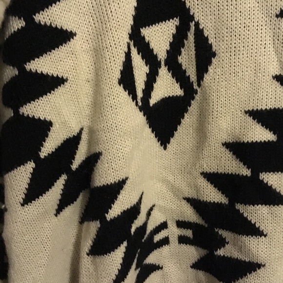 Aztec reversible open front cardigan - Picture 4 of 4